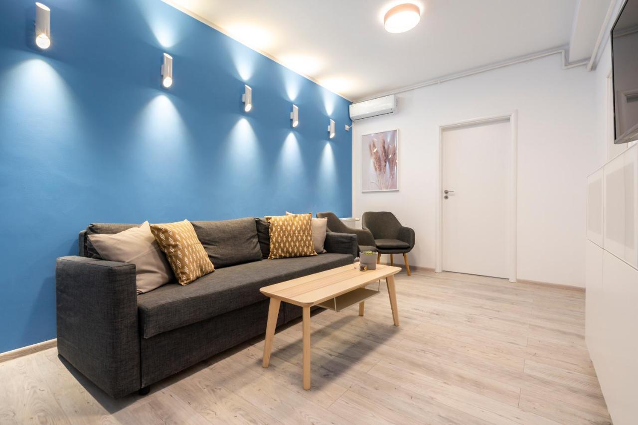 Blue Design Apartament In Magheru Bukarest Eksteriør billede
