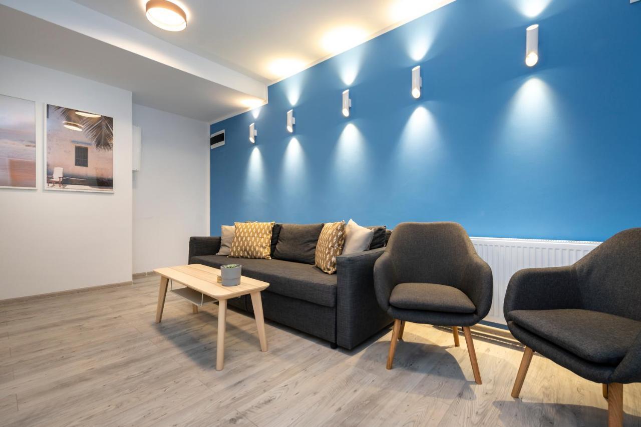 Blue Design Apartament In Magheru Bukarest Eksteriør billede